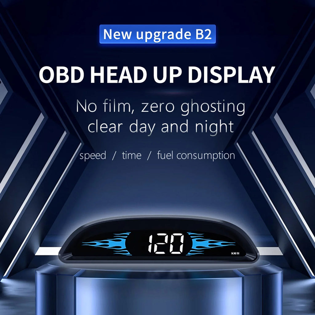 Apexeon Car  Speedometer Head-Up Display, Multi-Function Diagnostic Detector for Precise Driving Data