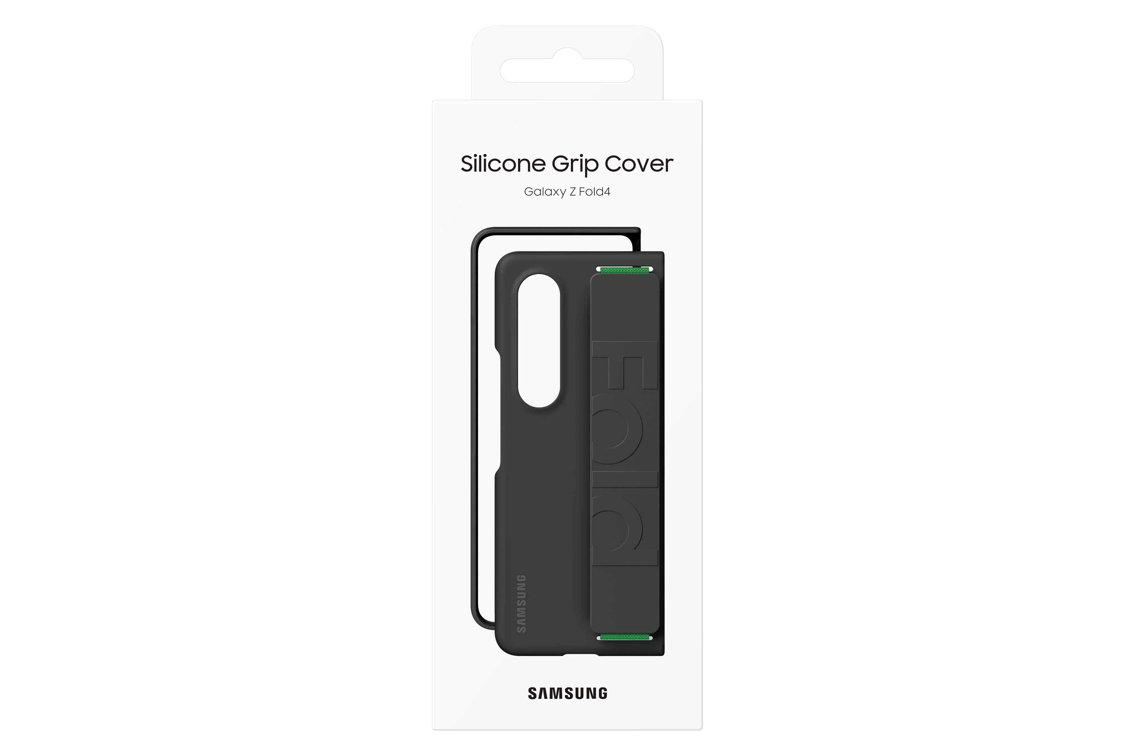 Samsung Galaxy  Fold4 Silicone Grip Case, Black