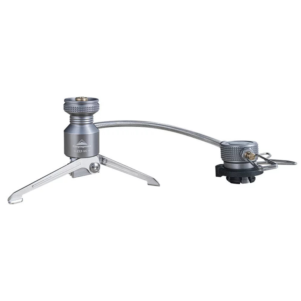 Portable Camping Stove Connector, Tripod Butanes Canister Adapter Cooking Equipment for Camping