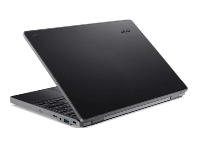 Acer TravelMate  11 -33 - 180-degree hinge design - Intel -series -  / up to 3.4 GHz - Win 11 Pro -  Graphics - 4   - 128  eMMC - 11.6"  1366 x 768 - Wi-Fi 6E, Bluetooth - shale black - kbd:  Intl