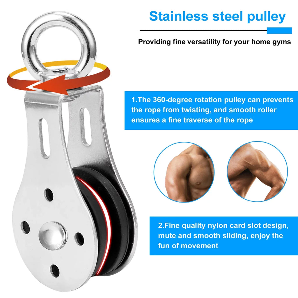 Meterk Fitness  Pulley Cable Machine Attachment System Loading Pin Lifting Arm Biceps Triceps Blaster Hand Strength Training Equipment