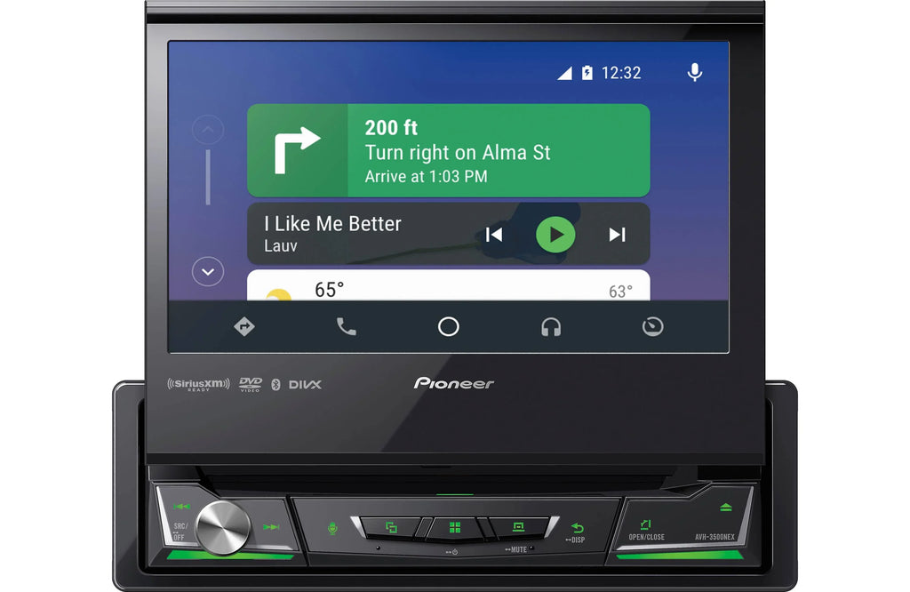 Pioneer -3500NEX  Receiver Bluetooth & License Plate Backup Camera