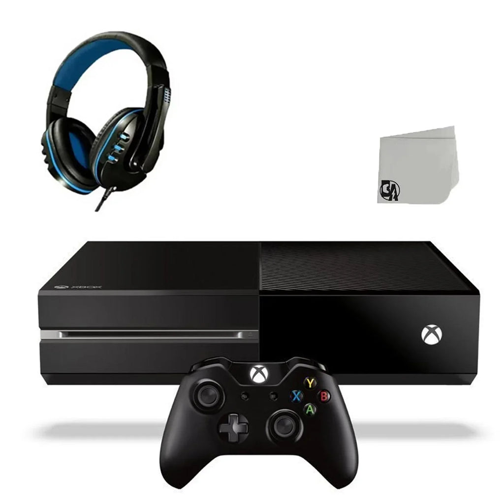 Microsoft Xbox One Original 500GB Gaming Console Black With Headset   Bundle Used