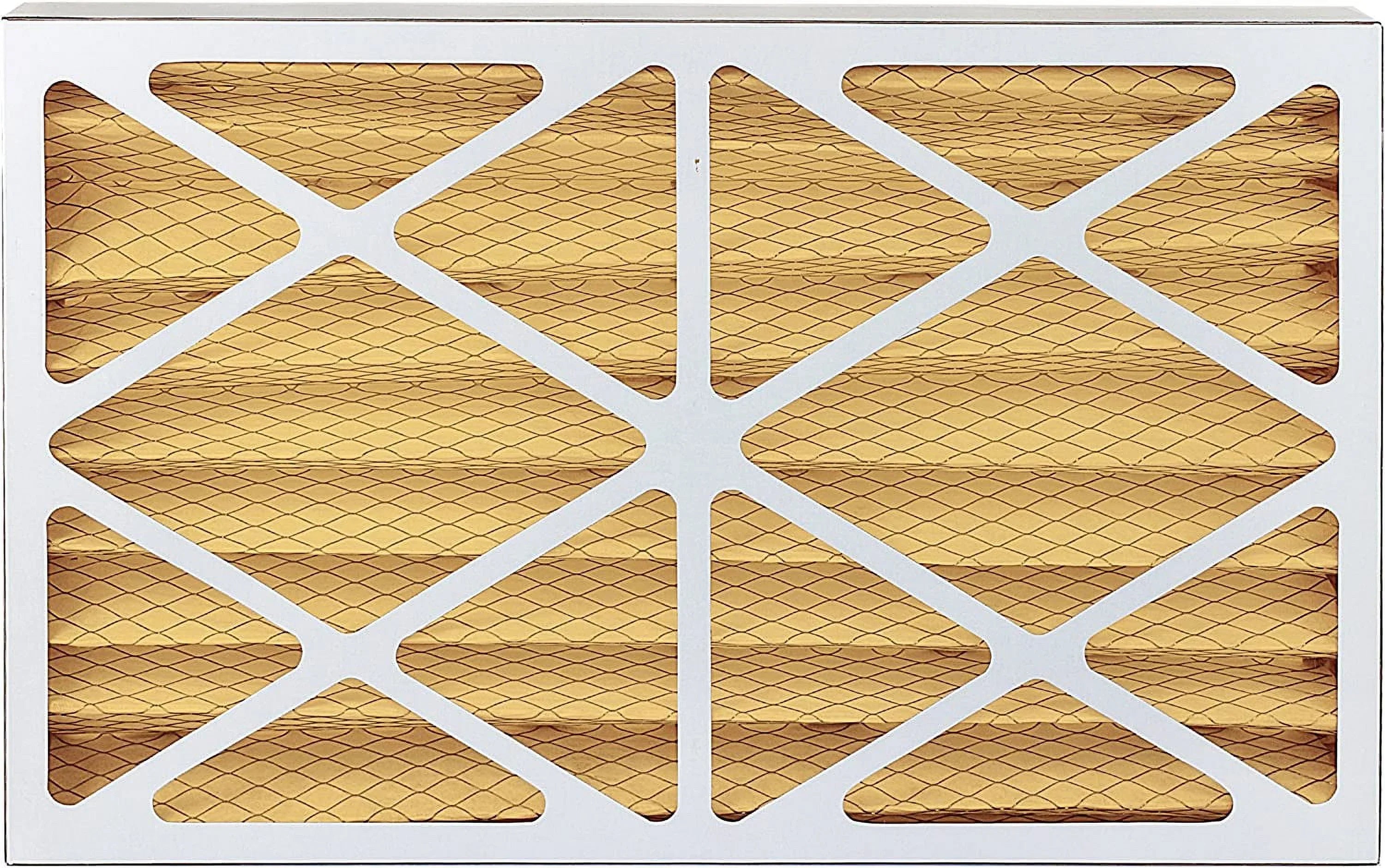 Filterbuy 10x25x4  11 Pleated   Furnace Air Filters (3-Pack)