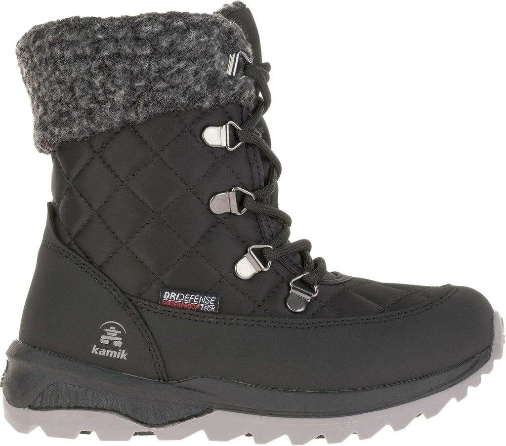 Kamik  Libra big kids Winter waterproof Boots  black Size 3 youth New in  box