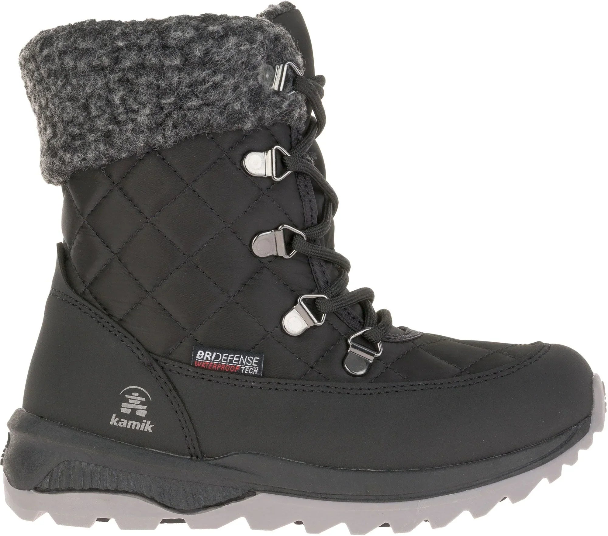 Kamik  Libra big kids Winter waterproof Boots  black Size 3 youth New in  box
