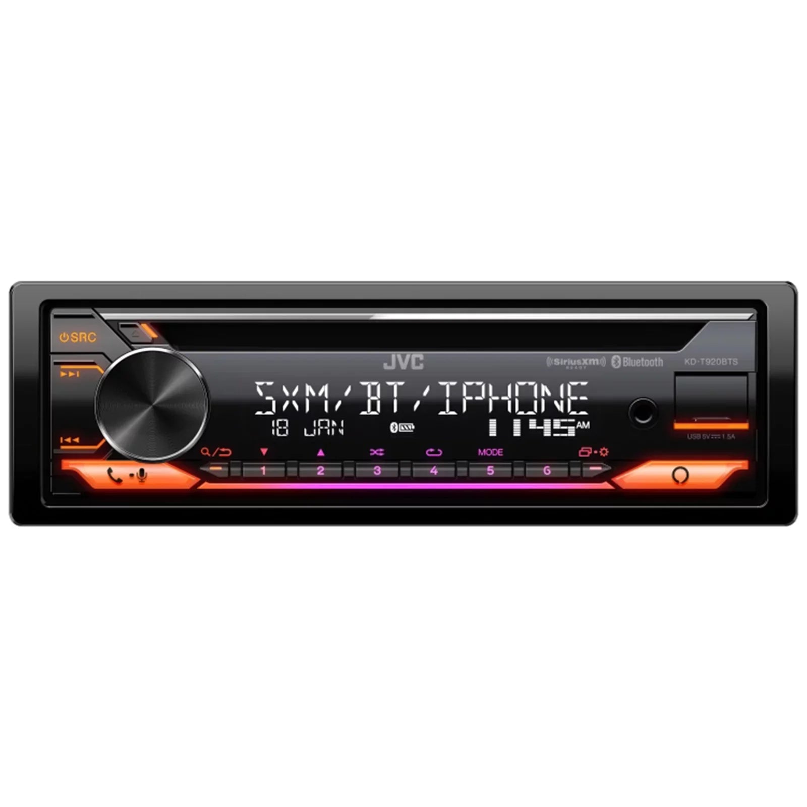 '- Single  / Radio Stereo    Player Bluetooth Car Audio Receiver with Amazon Alexa Built-In Bundle with Harley 98-2013 Radio Install Kit, Weathershield Radio Cover