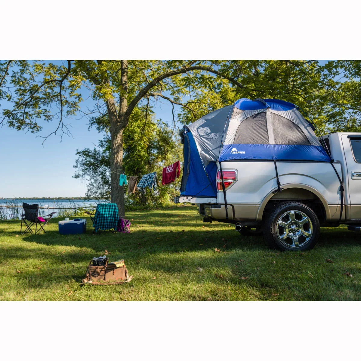 Napier Outdoors Sportz #57011 2 Person Truck Tent, Full Size Long Bed, 7.9 - 8.2 ft. Fits select: 1975-2022  , 1999-2019