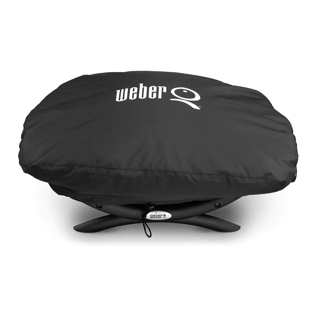 Weber  2400 Electric Grill (Black) with Grill Cover and Cart Bundle