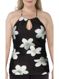Lauren Ralph Lauren Womens Villa High Neck Floral Tankini Swim Top