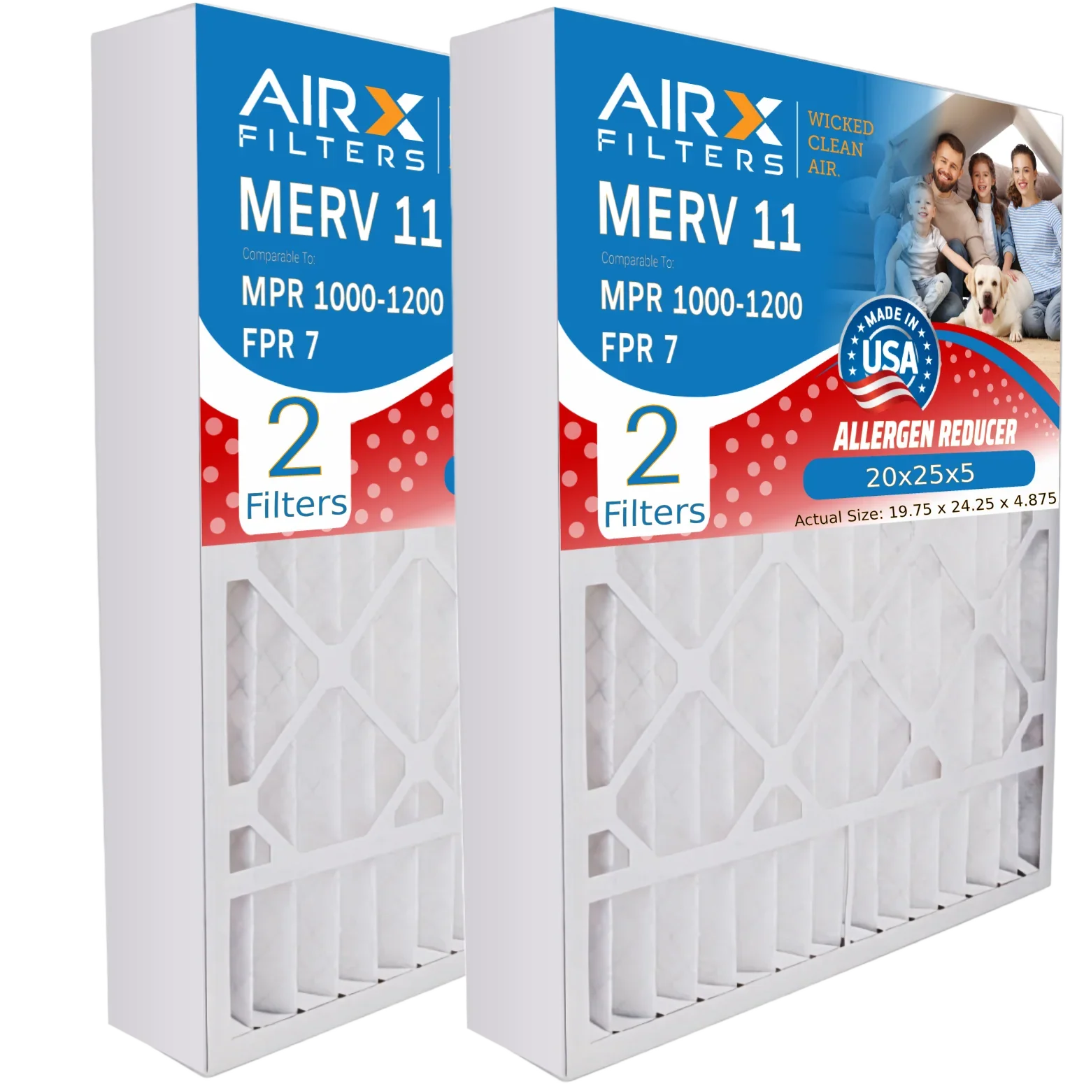 20x25x5 Air Filter  11 Comparable to  1000,  1200 &  7 Compatible with Field Controls # 46568600 Premium  Made 20x25x5 Furnace Filter  11 by     .