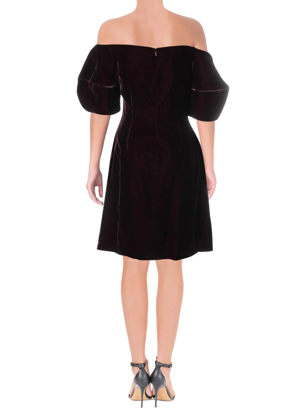 Jill Stuart Womens Off-The-Shoulder Vevlet Party Dress