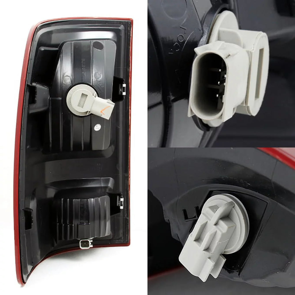 '- For 2009-2018 Dodge Ram 1500 | 10-18 Ram 2500 3500 Red Smoked Taillights + Smoke  3Rd Brake Lamp