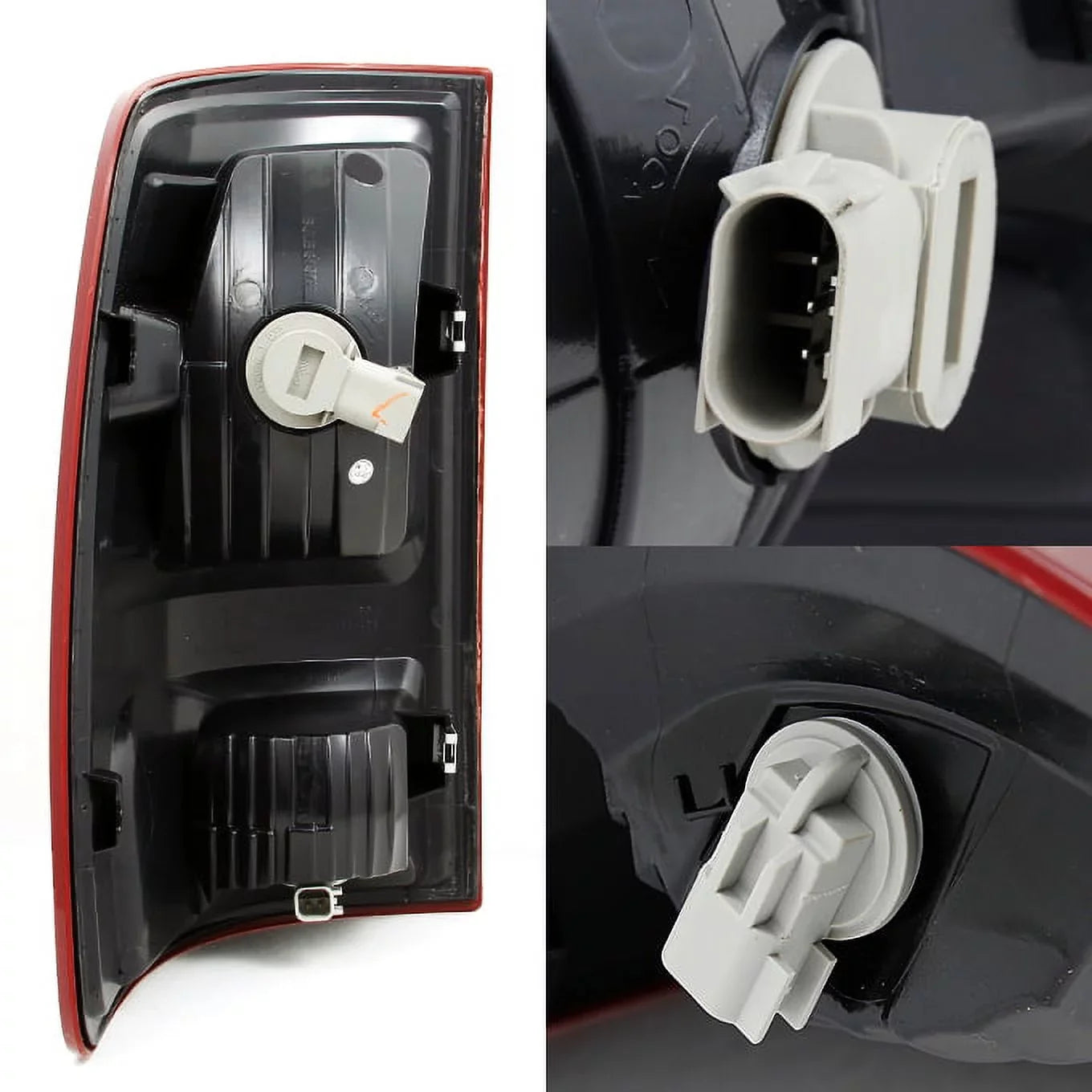 '- For 2009-2018 Dodge Ram 1500 | 10-18 Ram 2500 3500 Red Smoked Taillights + Smoke  3Rd Brake Lamp