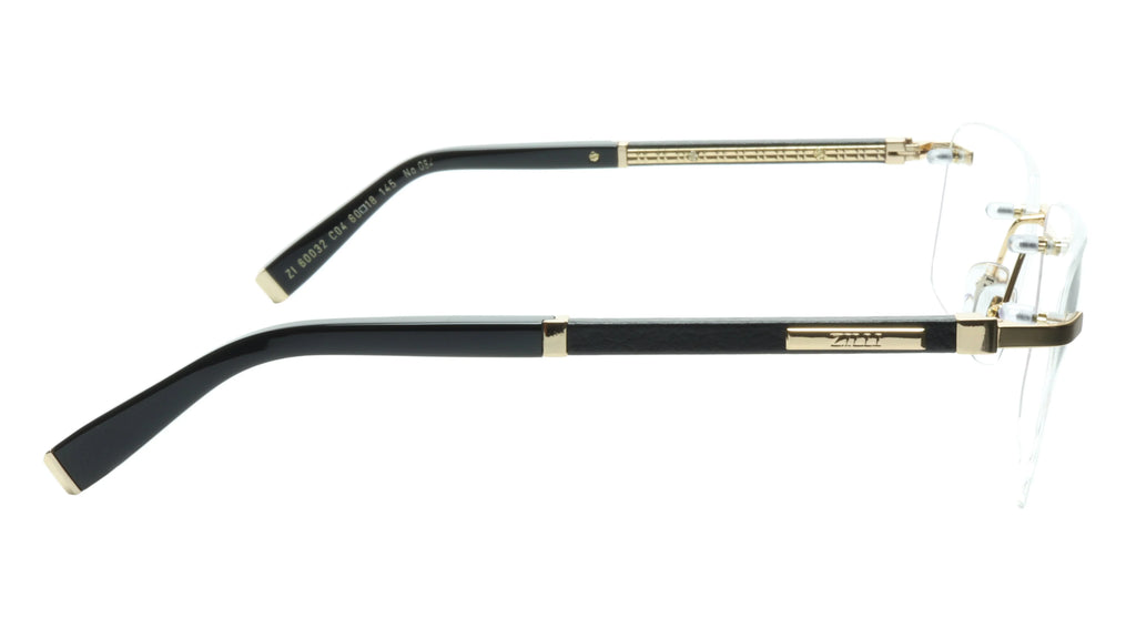 Rimless Eyewear Made with Real Leather and High Quality Titanium
