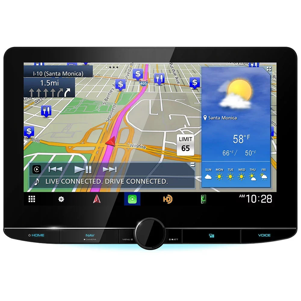 New Kenwood  10.1" Navigation Receiver & - Full  Dashboard Camera
