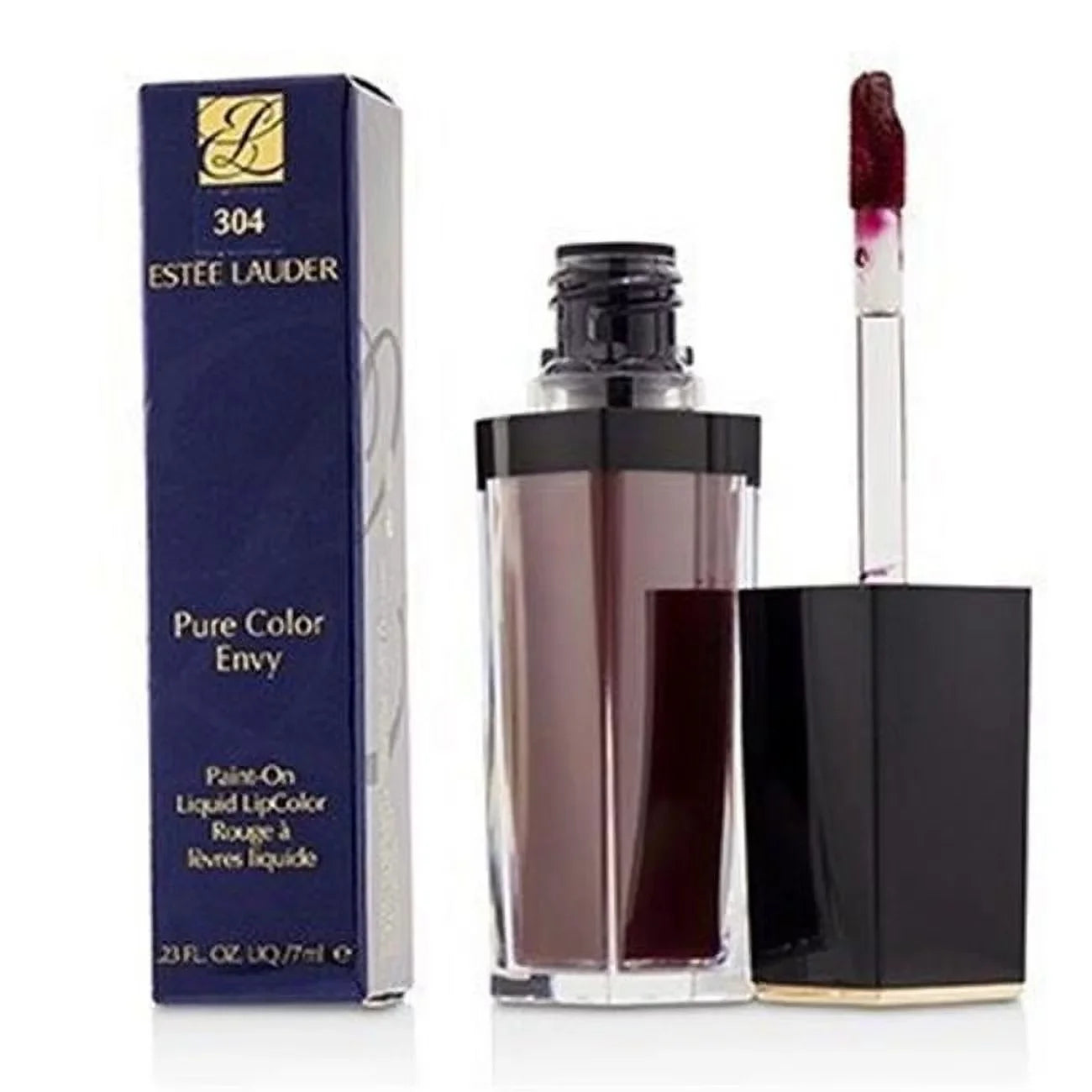 Estee Lauder 222516 0.23 oz Pure Envy Paint on Liquid Lip Color, No.304 Quiet Riot