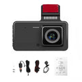 ammoon Dash Camera, 4 Inch Car Dashcam Driving Recorder, 170° Wide Angle, Touchscreen, Support Motion Detection