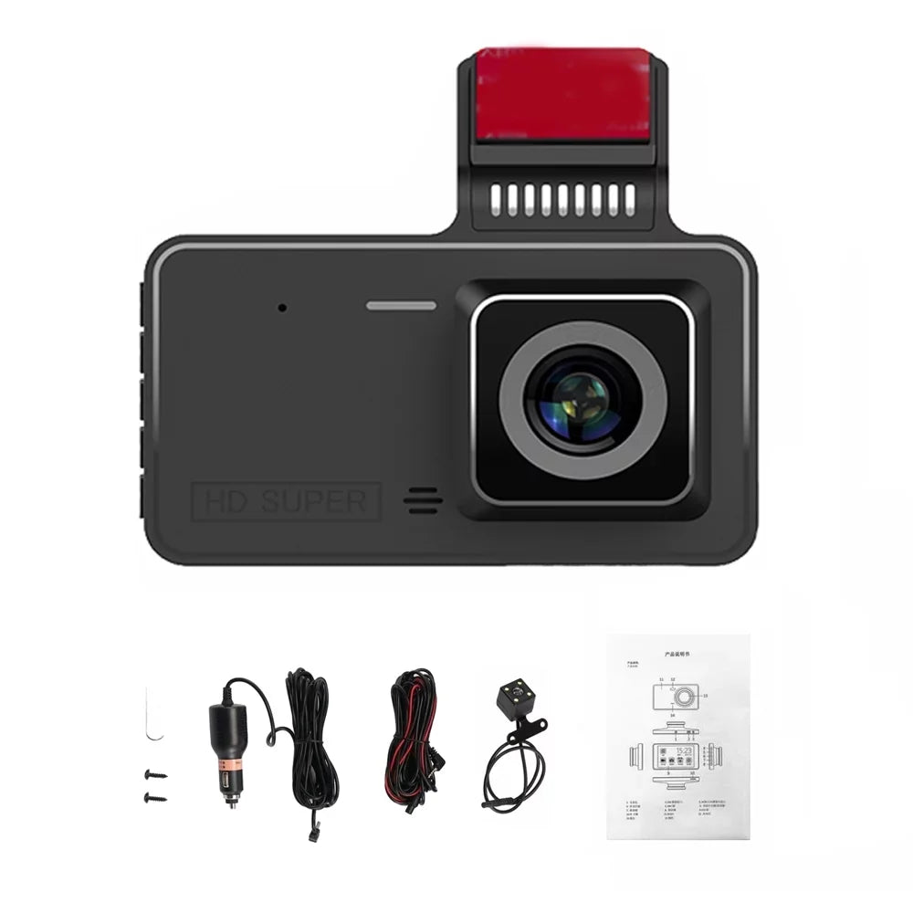 ammoon Dash Camera, 4 Inch Car Dashcam Driving Recorder, 170° Wide Angle, Touchscreen, Support Motion Detection