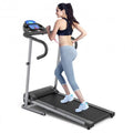 Electric Foldable Treadmill with  Display and Heart Rate Sensor
