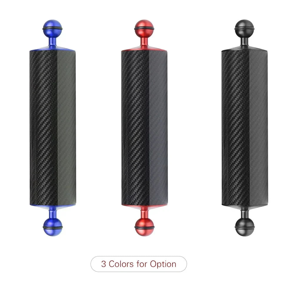 Tomshoo Premium Carbon Fiber Underwater Arm for Diving Photography 10 Inch, Blue