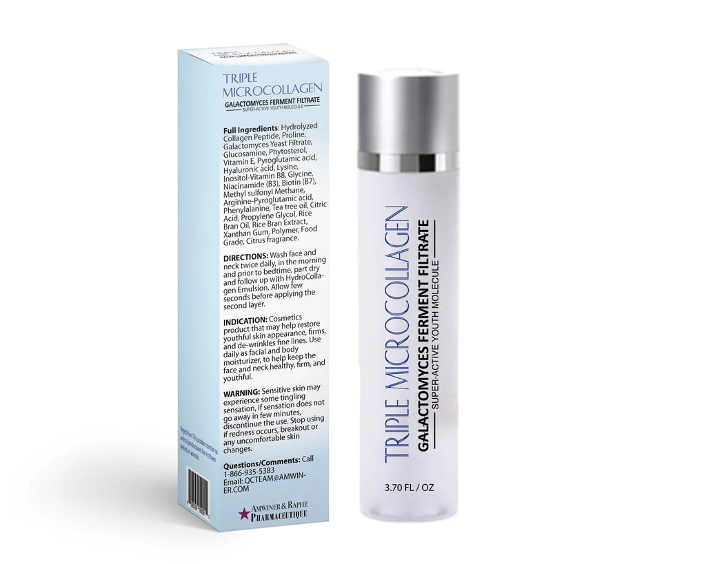 Triple Collagen Galactomyces Yeast Filtrate and Liposomal Vitamin  40% 1-Pack