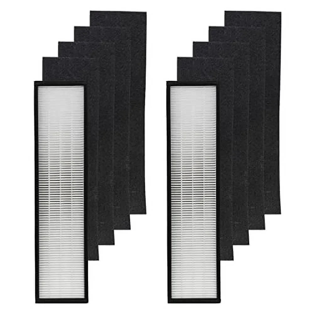 Filter-Monster – Replacement  Filter with 4 Carbon Pre-Filters Set, 2  and 8 Carbon Filter Pack - Compatible with GermGuardian  Air Purifier Filter Size