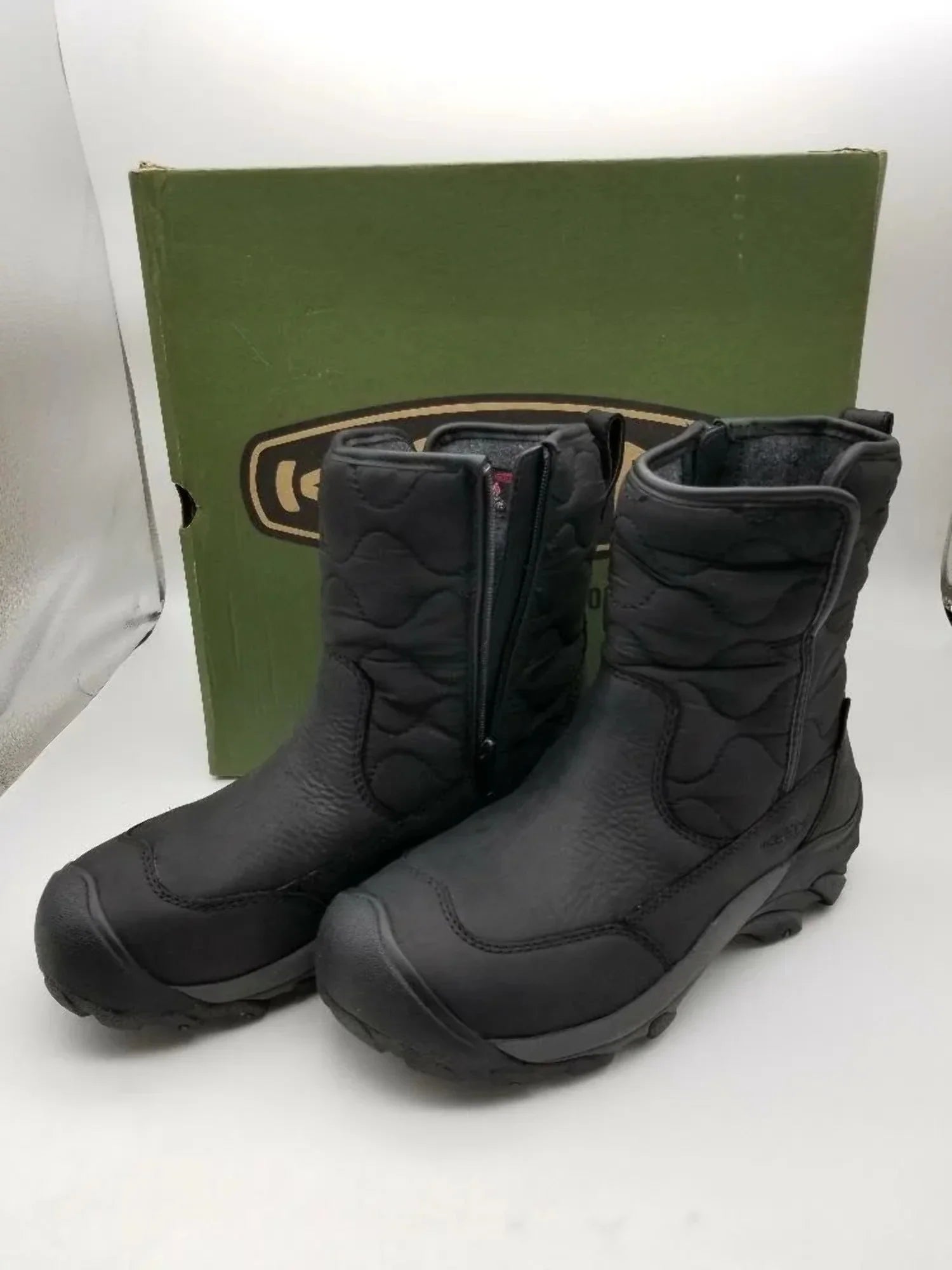 Women's Betty Boot Pull On Waterproof Insulated Snow, Black/Black, 7.5