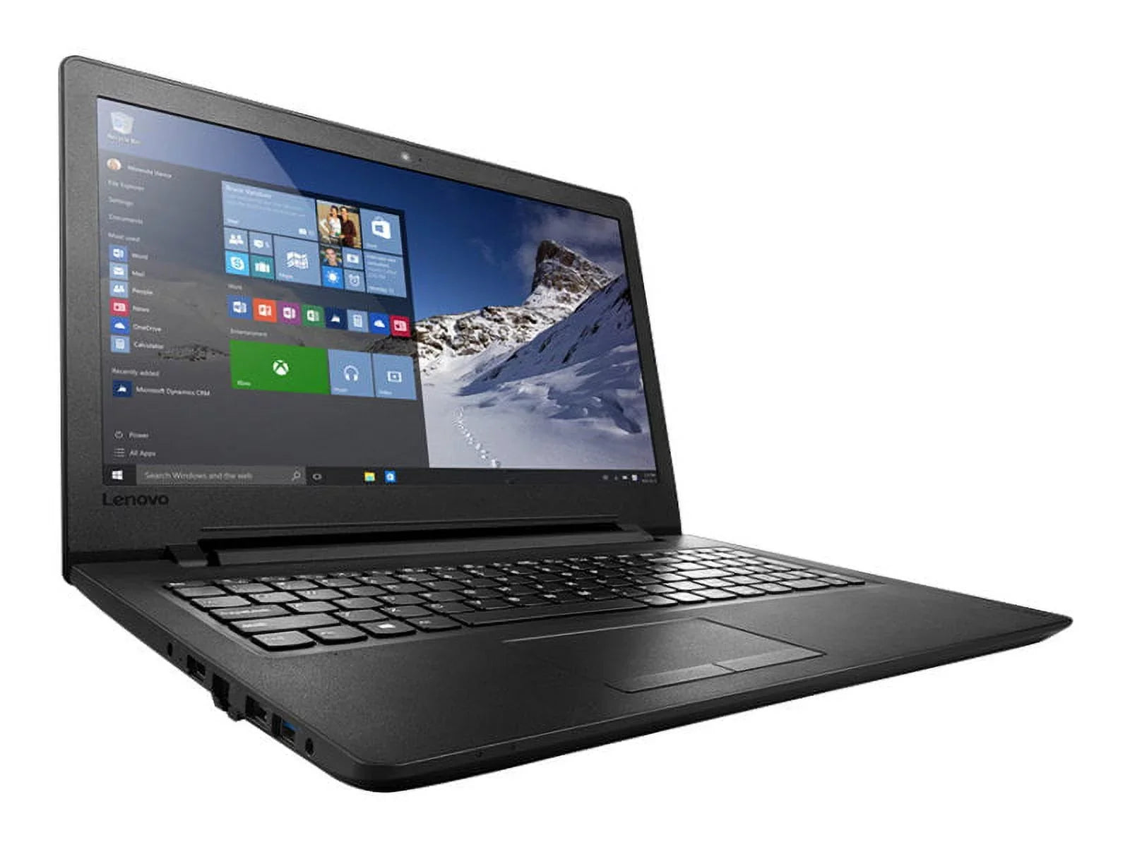 Lenovo IdeaPad 110-15IBR 80T7 - Intel Celeron -  / up to 2.48 GHz - Win 10 Home 64-bit -  Graphics 400 - 4   - 500   - -Writer - 15.6" 1366 x 768 () - Wi-Fi 5 - black - kbd:
