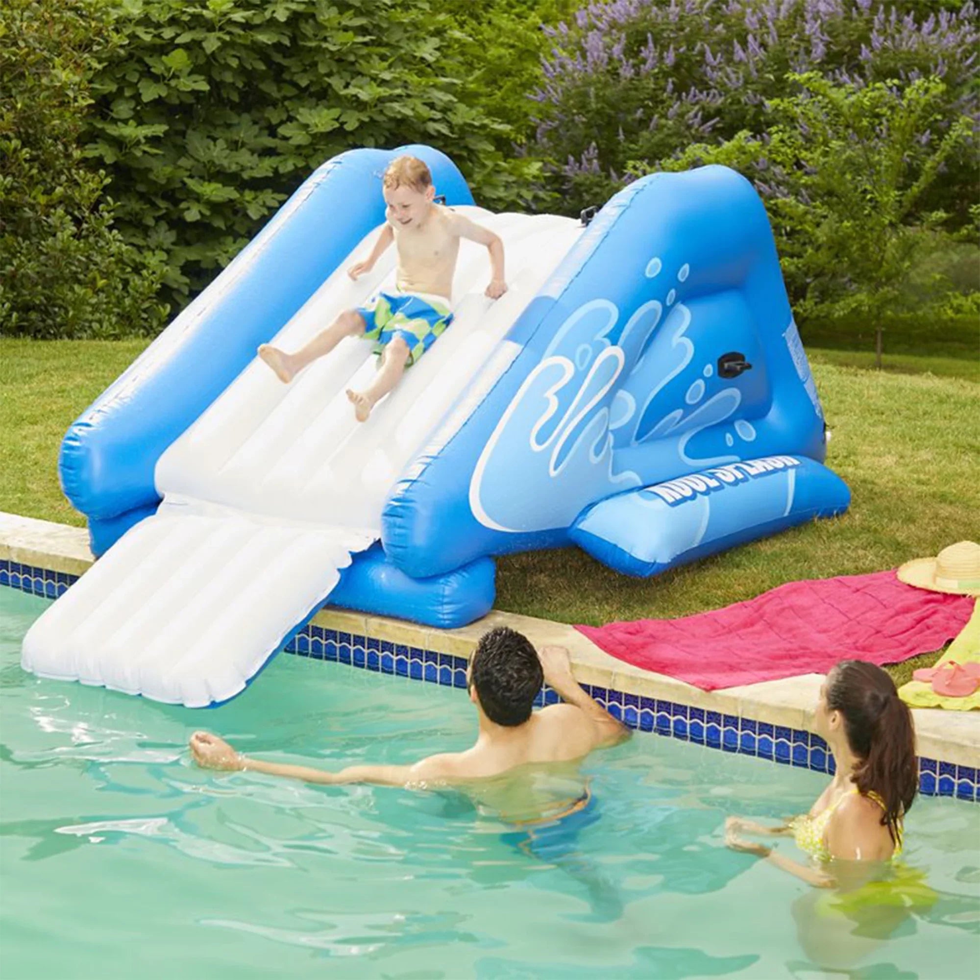 Intex Kool Splash Play Center with 8.5' x 5.75' Swim Center, Blue & White