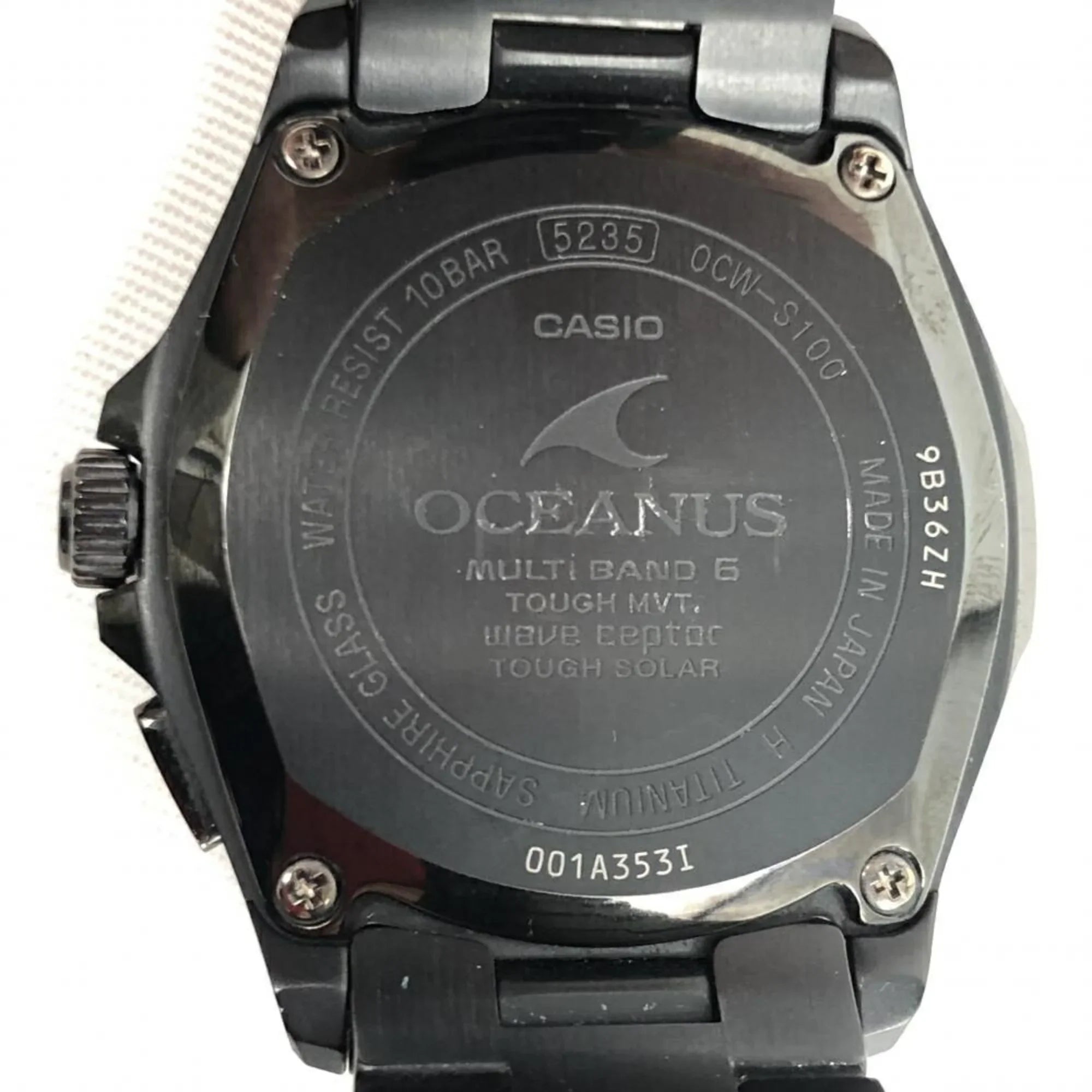 Pre-Owned   --1AJF Quartz Radio Solar Black Casio (Fair)