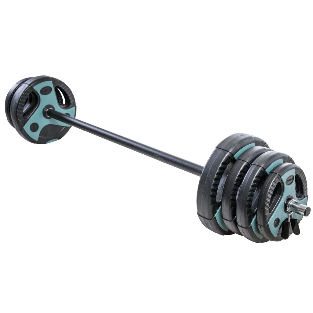 Weight 54 lb. Weight Set with 55-inch Bar and Grip Weight Plates