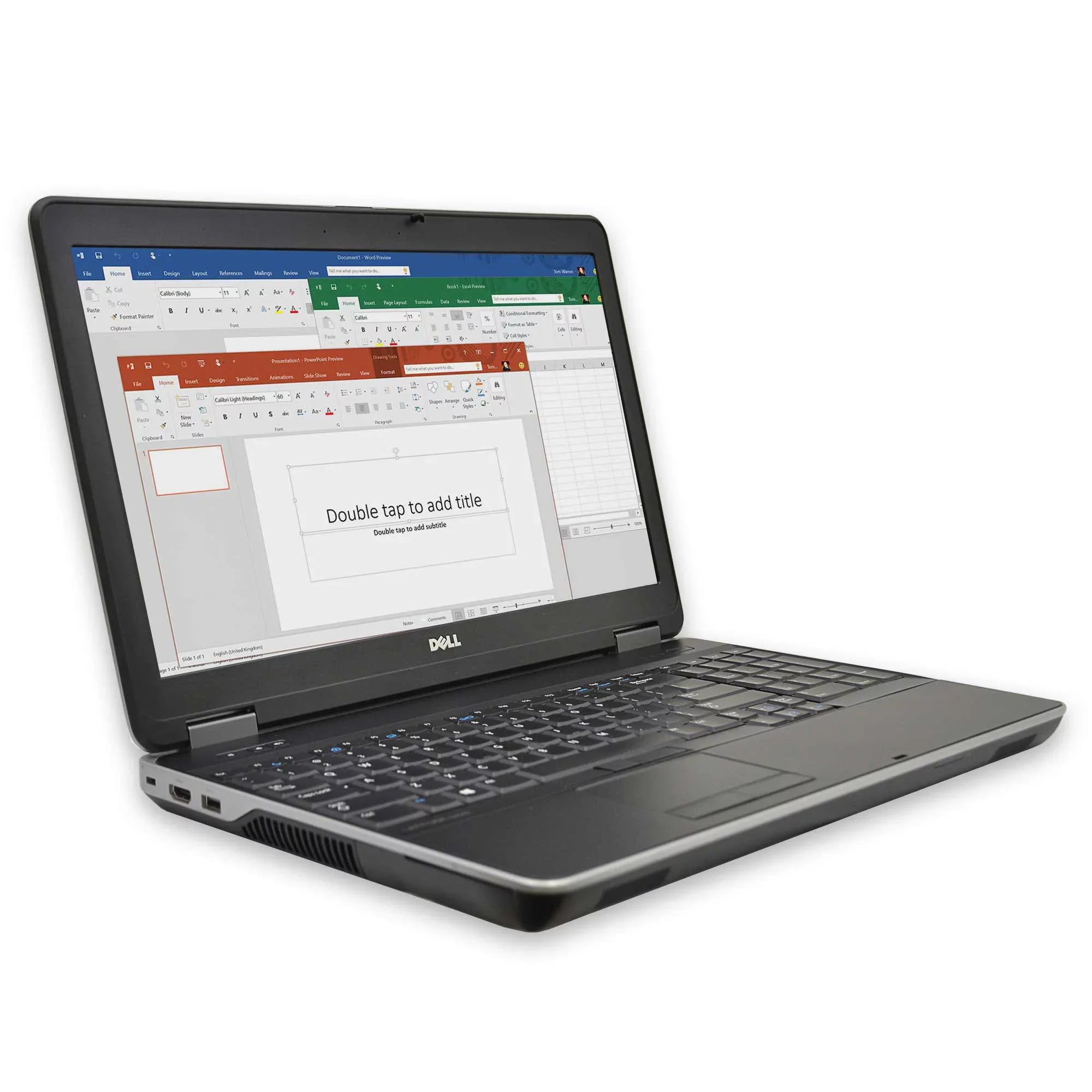 Dell Latitude  Laptop Computer, 2.60 GHz Intel i7 Quad Core Gen 4,  ,  Hard Drive, Windows 10 Home 64Bit, 15" Screen Used