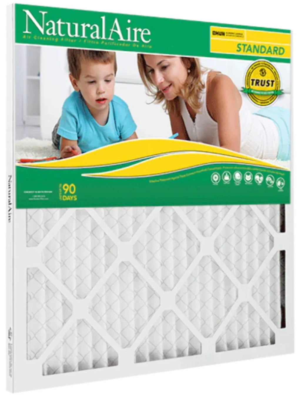 NaturalAire Standard Air Filter,  8, 10" x 10" x 1", 1-Pack