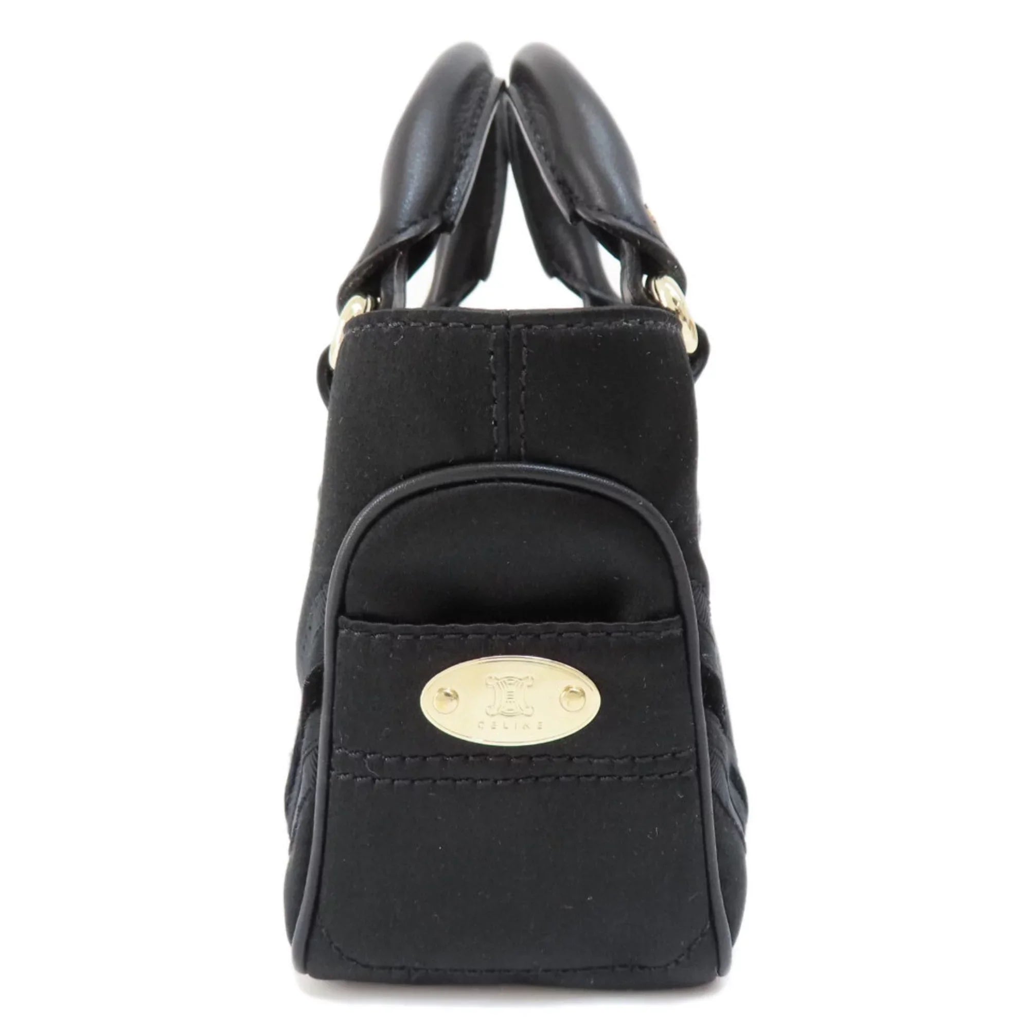 Pre-Owned Celine boogie bag handbag satin ladies  (Good)