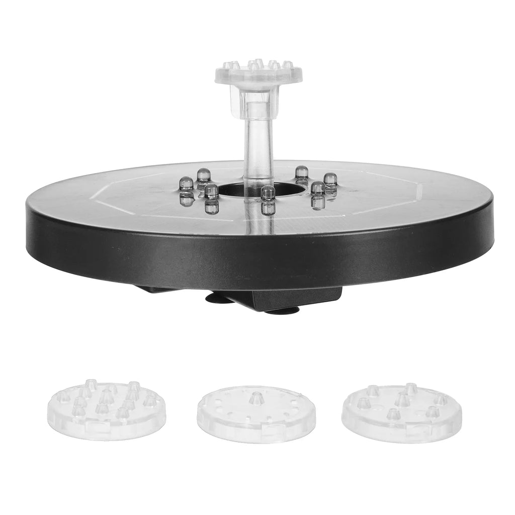 Guichaokj 1 set of Outdoor Solar Fountain Creative Fountain Pond Fountain with  Light