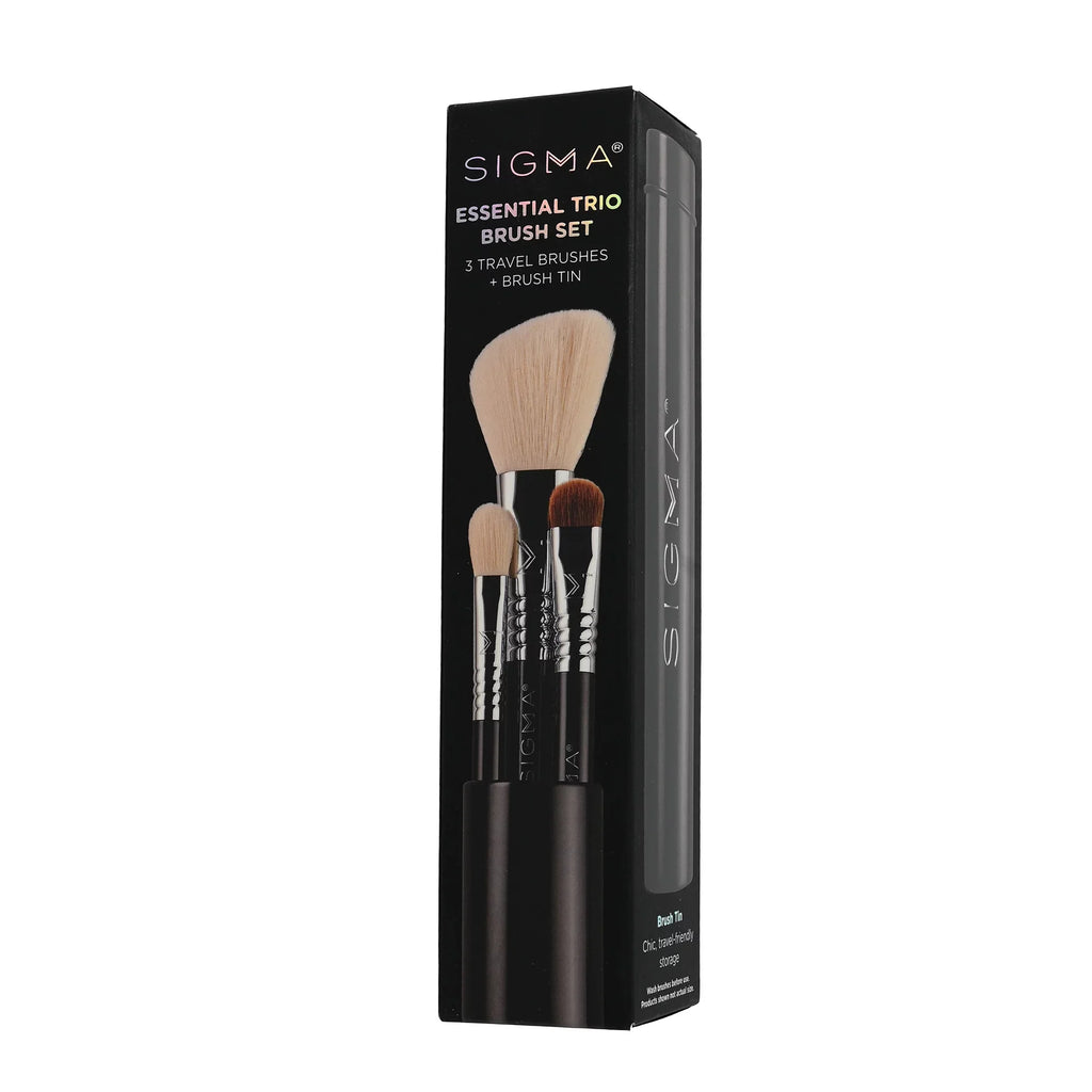 Sigma Beauty  - Essential Trio Brush Set - Black