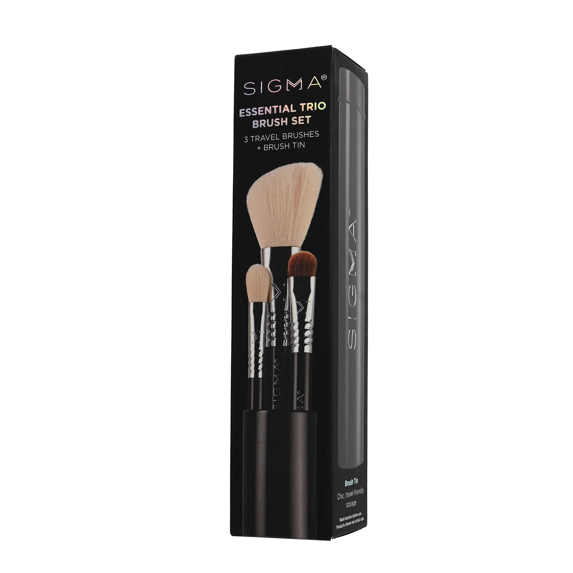 Sigma Beauty  - Essential Trio Brush Set - Black
