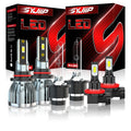 9005   Headlight Bulbs 9005/ High Beam   Low Beam Fog Light Combo 6Pcs