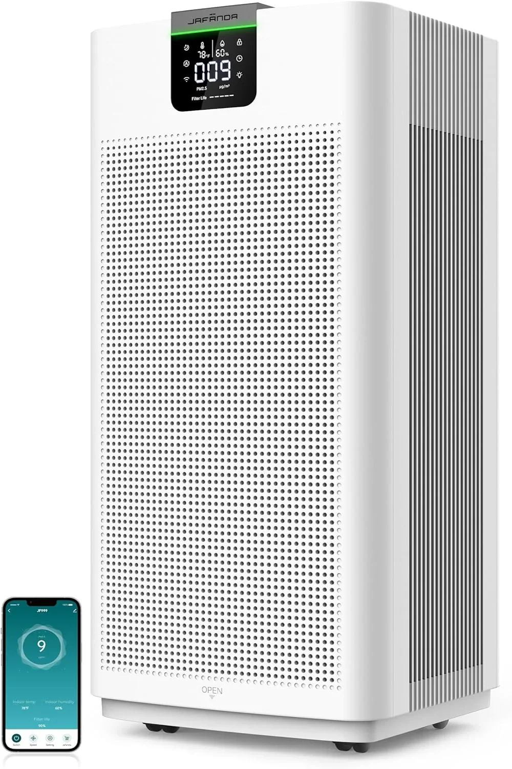 Jafanda Smart Air Purifier 4575 Sq.ft    & Alexa for Allergies for Home & Office