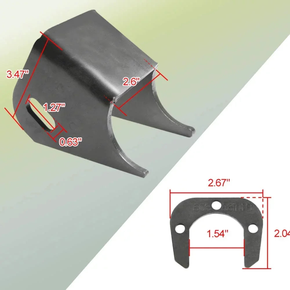 Front Lower Control Arm Bracket Axle Side Mount Brackets for 84-06 Jeep