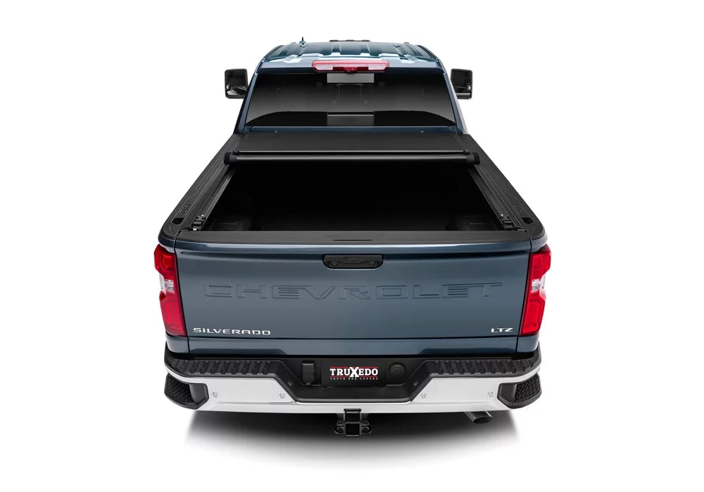 RealTruck TruXedo Pro  Soft Roll Up Truck Bed Tonneau Cover | 1473301 | Compatible with 2020-2021 Chevy/ Silverado/Sierra 2500/3500HD 6' 10" Bed (82.2")