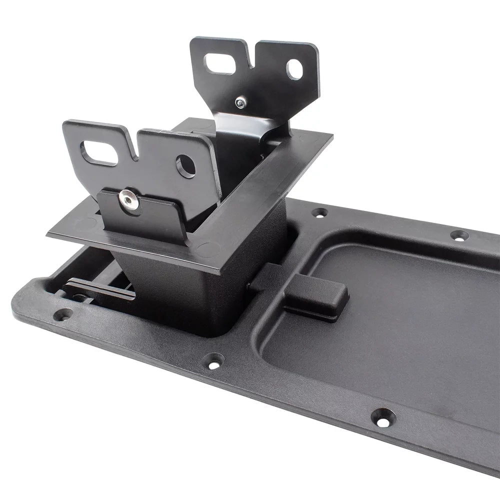 Brock Replacement Black Full Center Console Armrest Repair Kit Base & Hinges Compatible with 04-11 Ranger Pickup Truck 3L5Z 10047A20