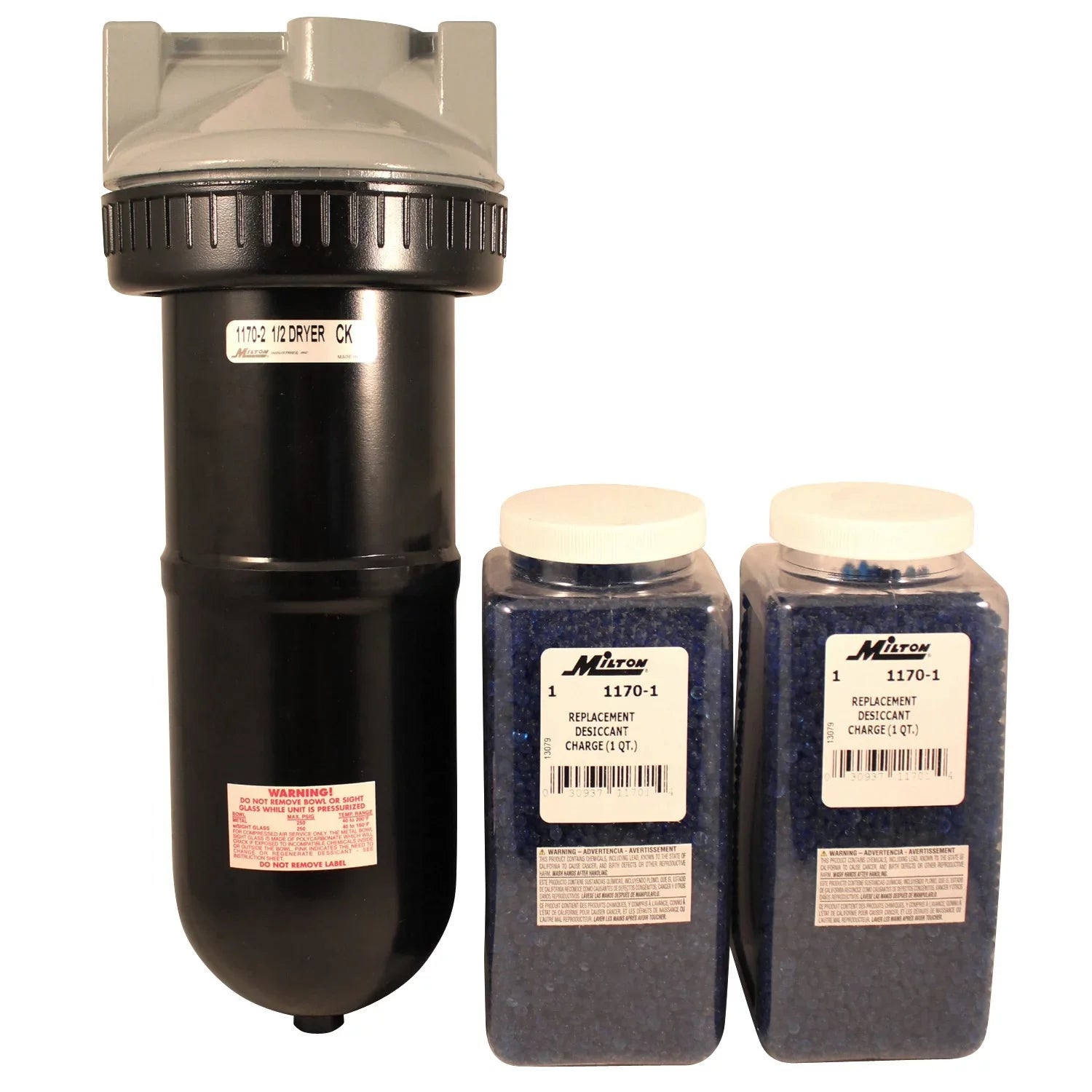 Milton 1170-2 1/2" Compact  Desiccant Dryer