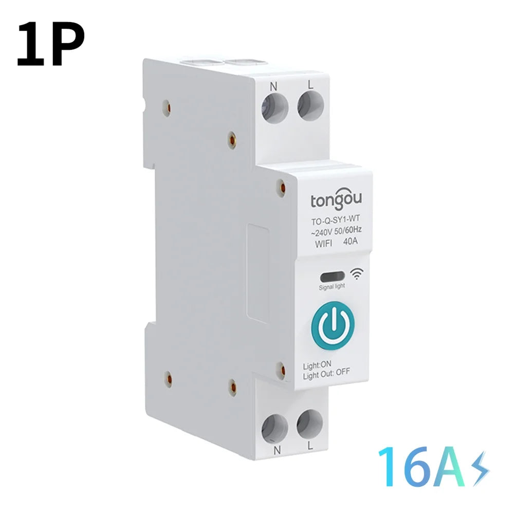 Graffiti WiFi Smart Switch Circuit Breaker Wireless Remote Control Remote Smart Home Phone Control Switch