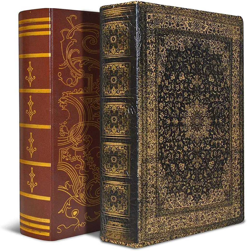 Bellagio-Italia Persian Book Box - / Storage Binder - 144 Capacity Storage Organizer for DVDs, CDs, Blu Rays, & Video Games - Acid-Free Binder Organizer Sheets - 3 Pack