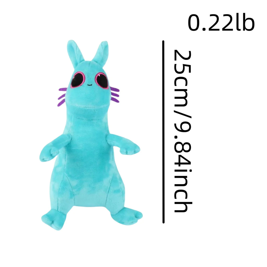 Rain World Slugcat Plush Toy,Cuddly Hot Game Rain World Stuffed Animal Toy Character Pillow, Cute Cartoon Anime Stuffed Animal  Figure Pillows Gifts for Kids Birthday Fan Gifts(Green)