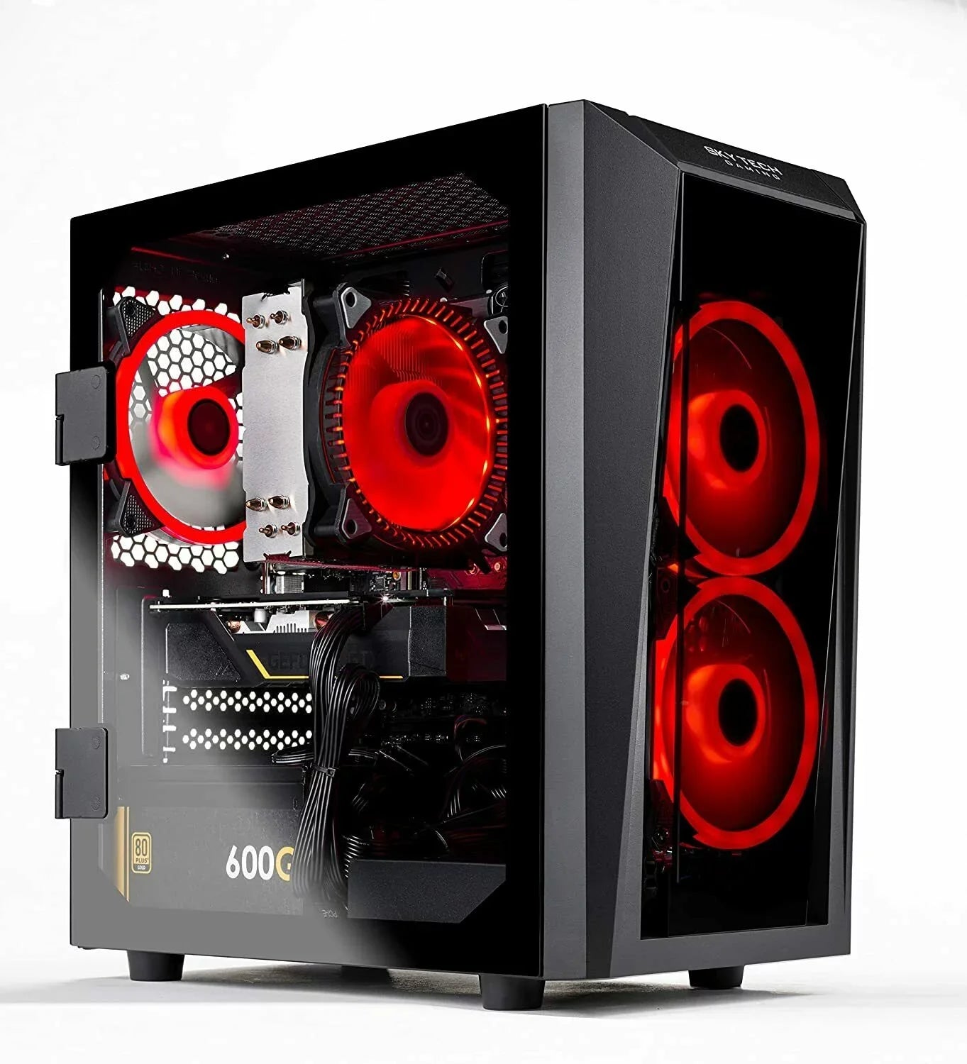 Skytech Blaze  Gaming  Desktop – Intel Core i3 10105F 3.7 GHz,  1650, 500GB , 16G  3200, 600W Gold ,  Wi-Fi, Windows 10 Home 64-bit