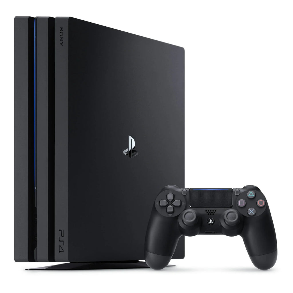 Sony PlayStation 4 Pro 1TB Gaming Console Black with Charging Dock Headset Bolt Axtion Like New