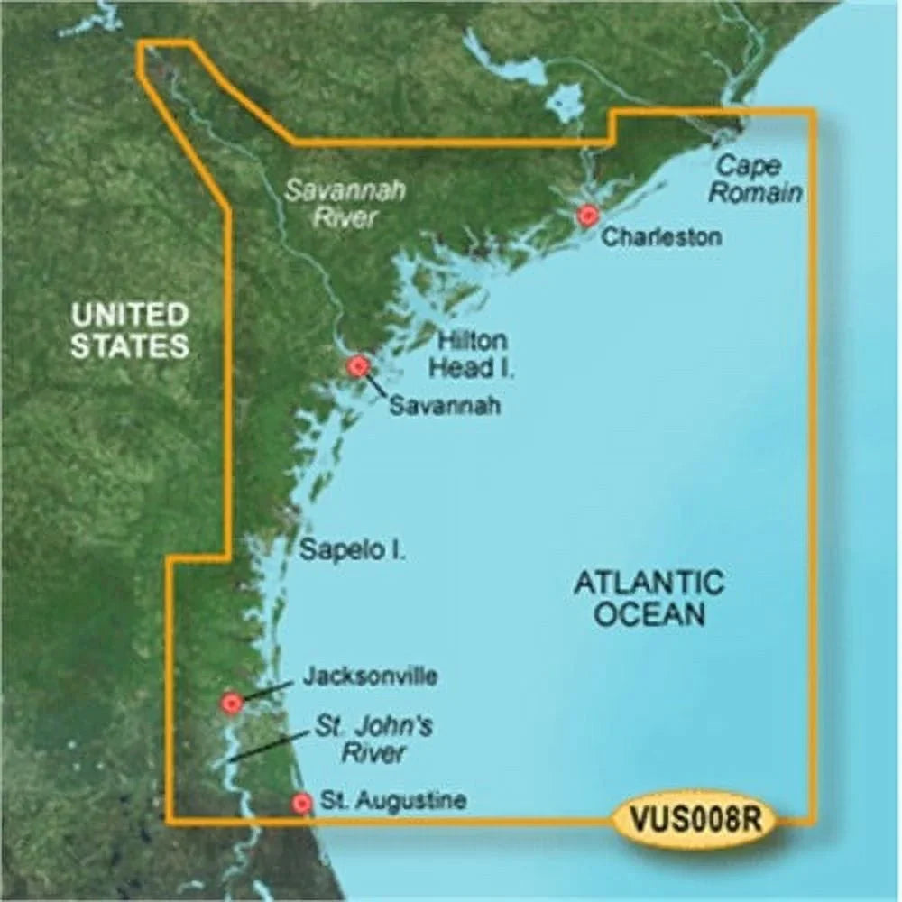 Garmin BlueChart® g3 Vision®  -  - Charleston to Jacksonville - microSD™/™
